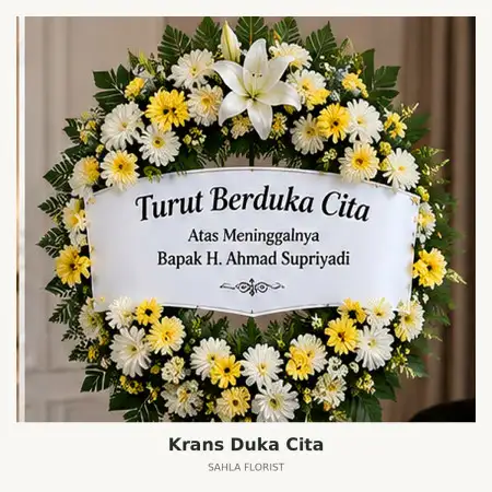 Krans Bunga Duka Tunjungan Plaza